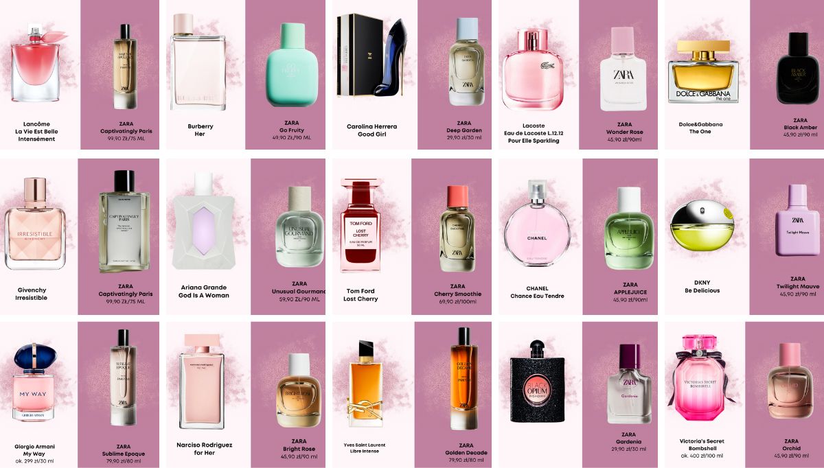Najlepsze Perfumy Perfumy Zara trwałe i tanie. Które to odpowiedniki drogich perfum?