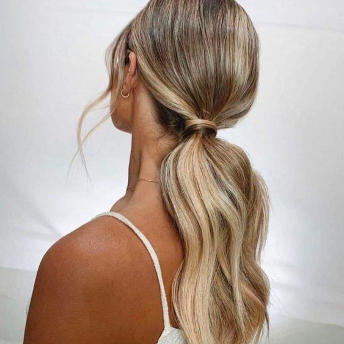 Fryzury Prosty kucyk na wesele